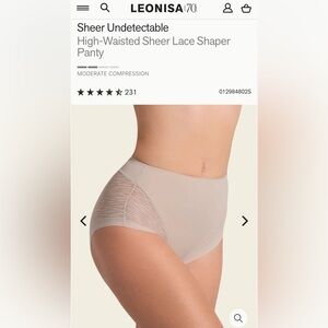 Leonisa panty shapewear